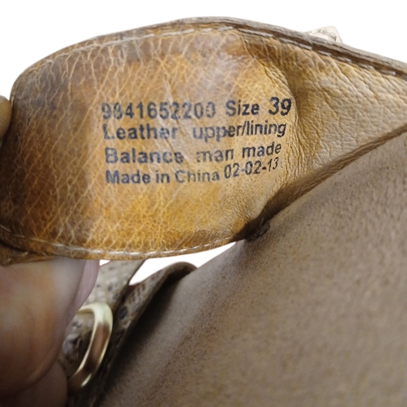 Dansko Snake Embossed Leather Sandals Double Strap Open Toe Mule Sz 8 - Picture 10 of 11